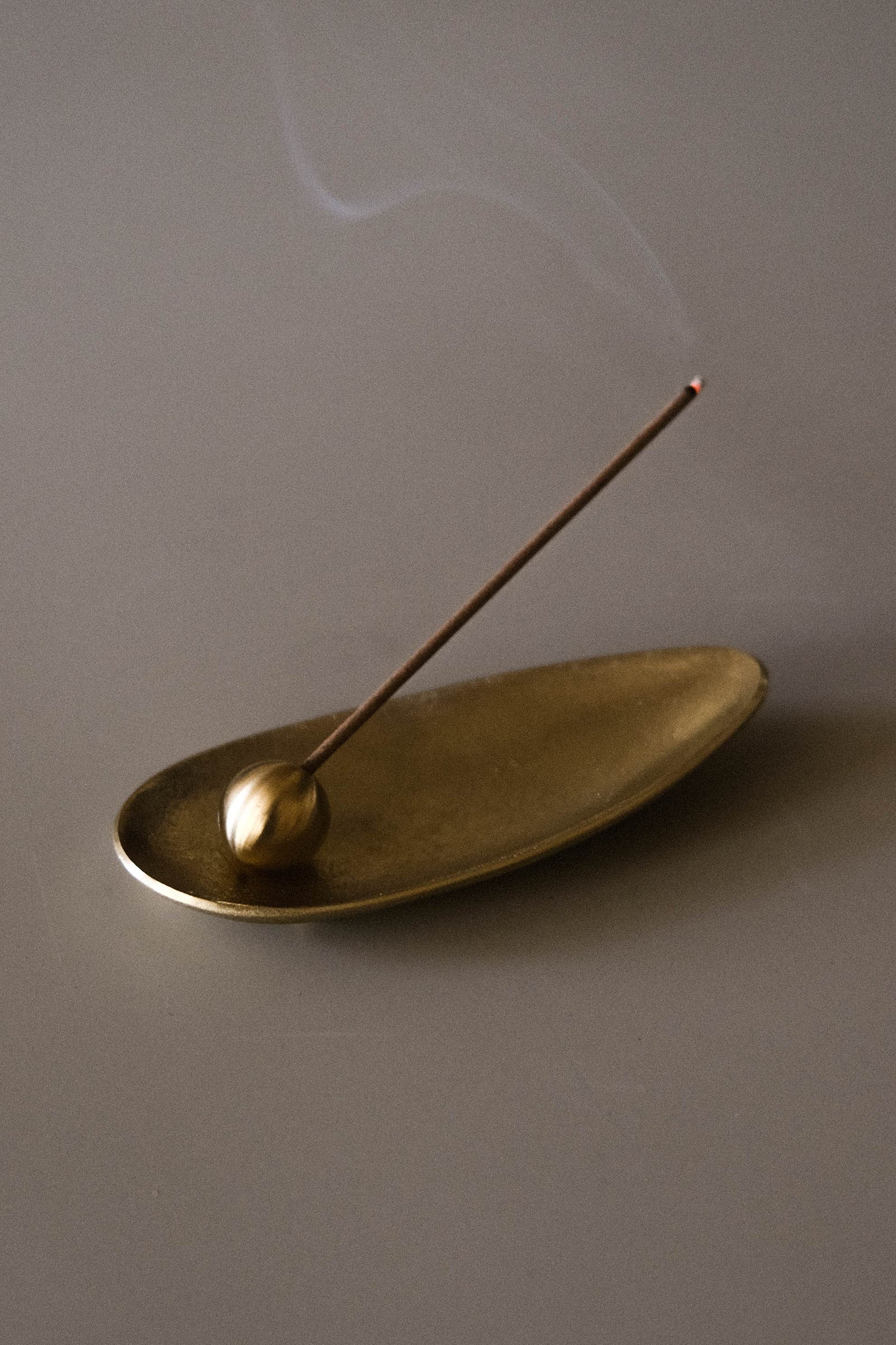 Brass Incense Holder - Leaf | Provider Store
