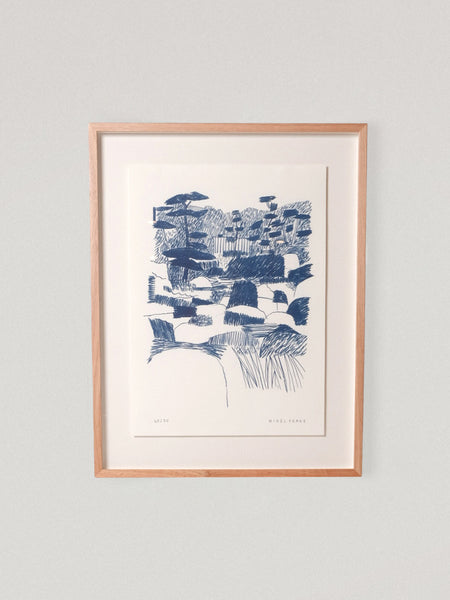 ナイジェルピーク Nigel Peake MOUNTAIN III Nigel Peake Risograph Print III | Provider Store